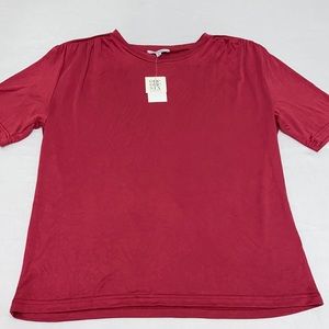 2for$30-One one six Nordstrom Berry Dressy T-shirt-1X